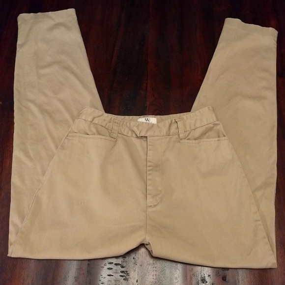 Casual Stretch Pants in Khaki/Flaxen/Fawn/Sand - Picture 2 of 8